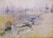 John Henry Twachtman End of Winter oil on canvas